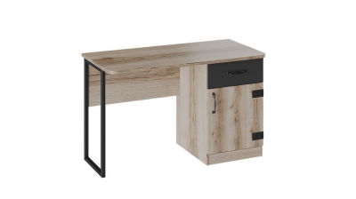 Стол письменный с ящиком Окланд ТД-324.15.02 Фон Черный/Дуб Делано